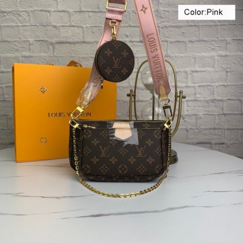 Louis Vuitton Multi Pochette Accesoires M44813 Pink