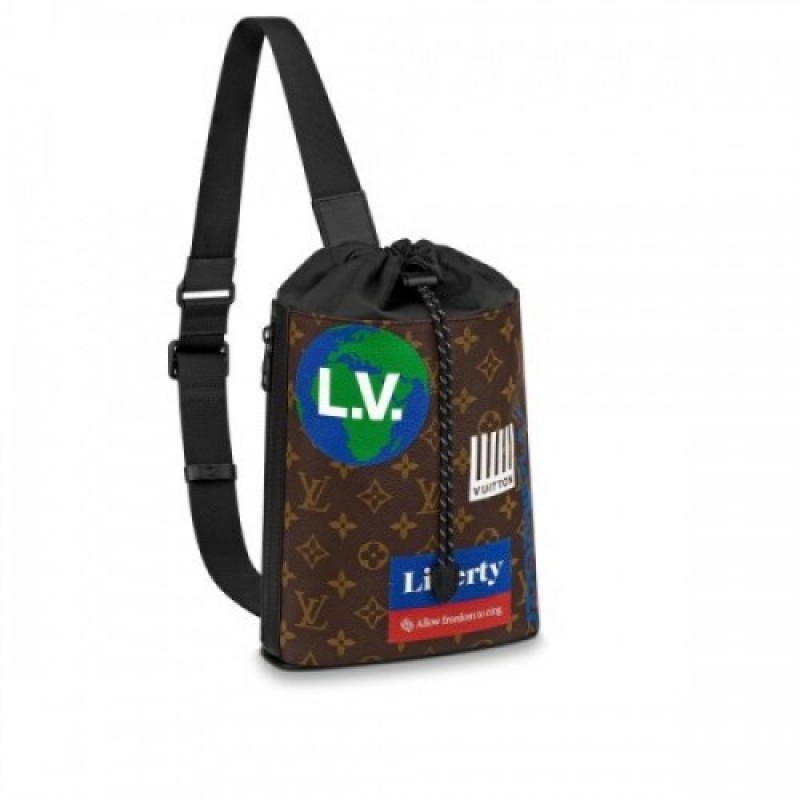 Louis Vuitton Shoulder Bag Chalk Sling Monogram M4...