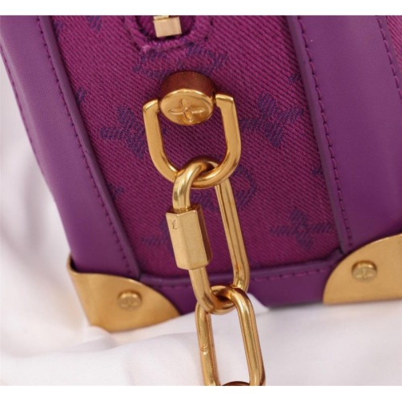 Louis Vuitton Soft Trunk M44723 purple