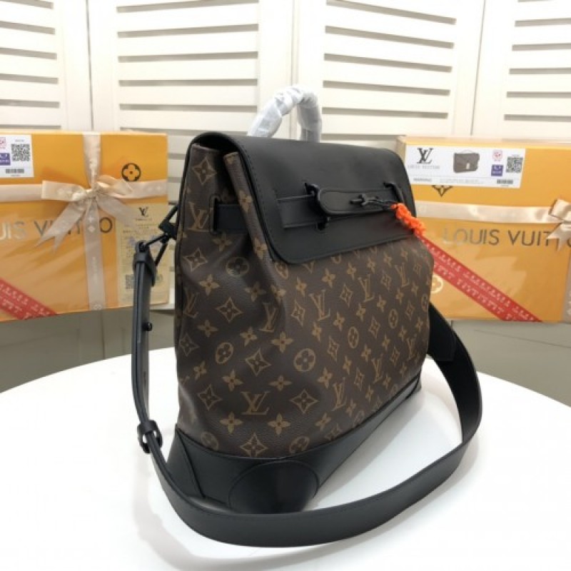 LOUIS VUITTON Steamer PM 2way Hand Bag M44473 Brown