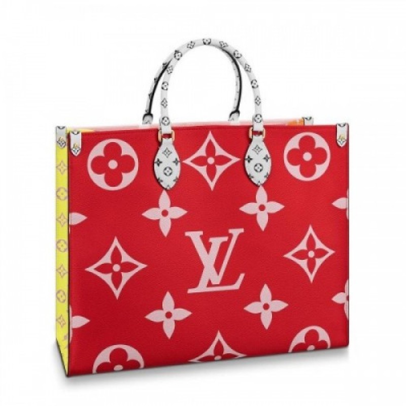 Louis Vuitton M44569 Rose Red ONTHEGO Handbag