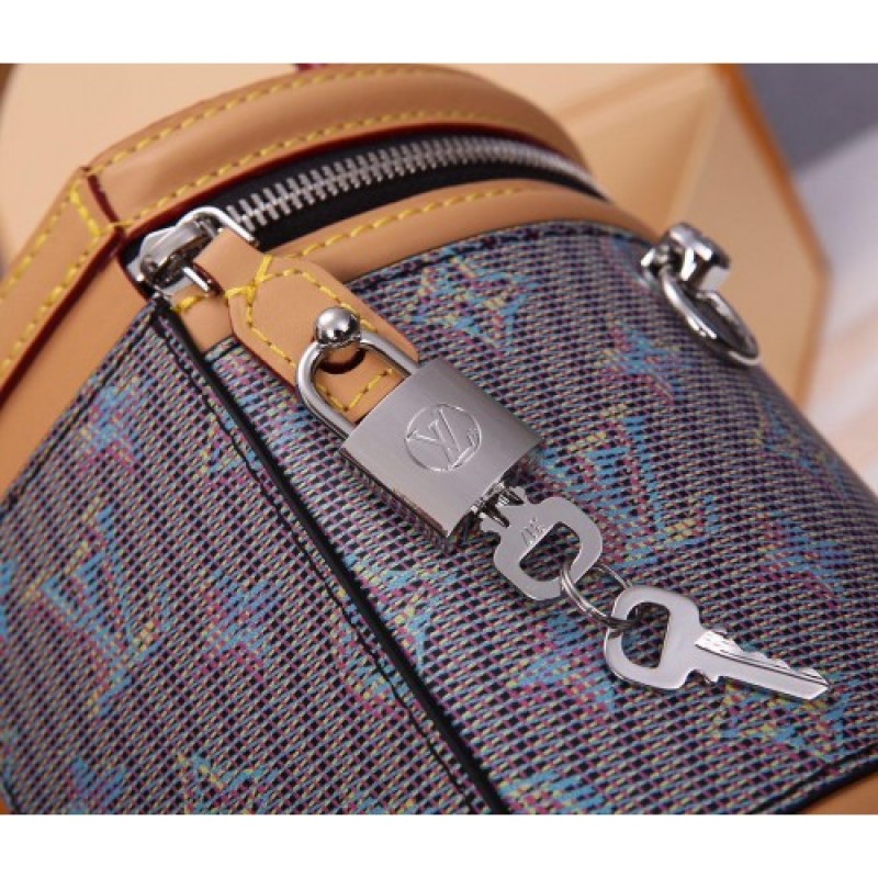 Louis Vuitton Cannes Monogram Pop Bucket Top Handle Bag M55457 Blue Collection