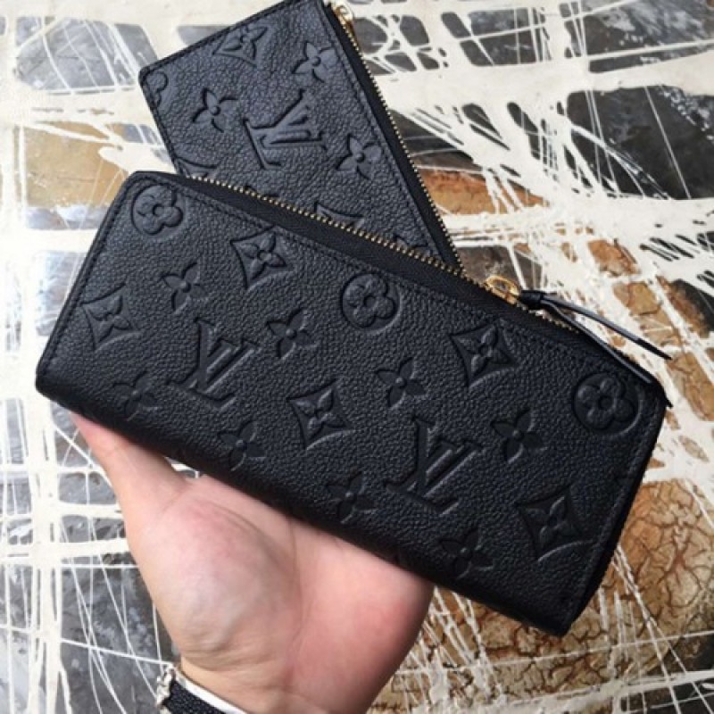 Louis Vuitton M60171 Clemence Wallet Monogram Empreinte Leather