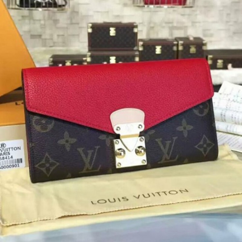 Louis Vuitton M58414 Pallas Wallet Monogram Canvas