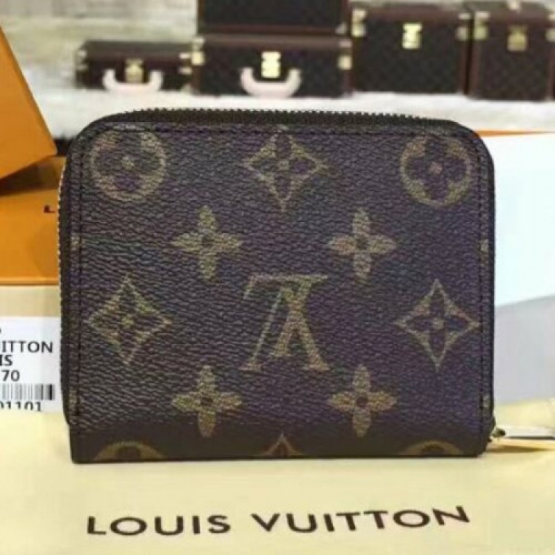 Louis Vuitton M60067 Zippy Coin Purse Monogram Canvas