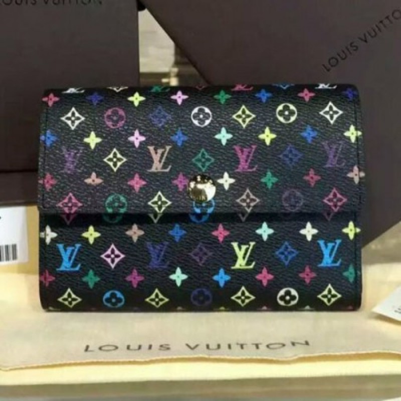 Louis Vuitton M60084 Alexandra Wallet Monogram Multicolore Canvas