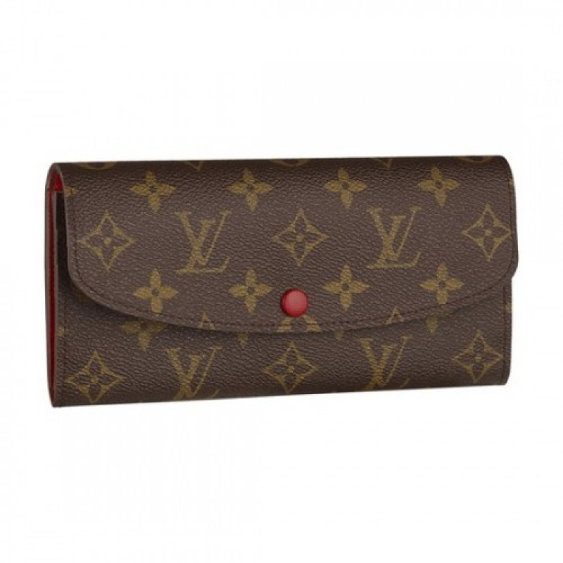 Louis Vuitton M60136 Emilie Wallet Monogram Canvas