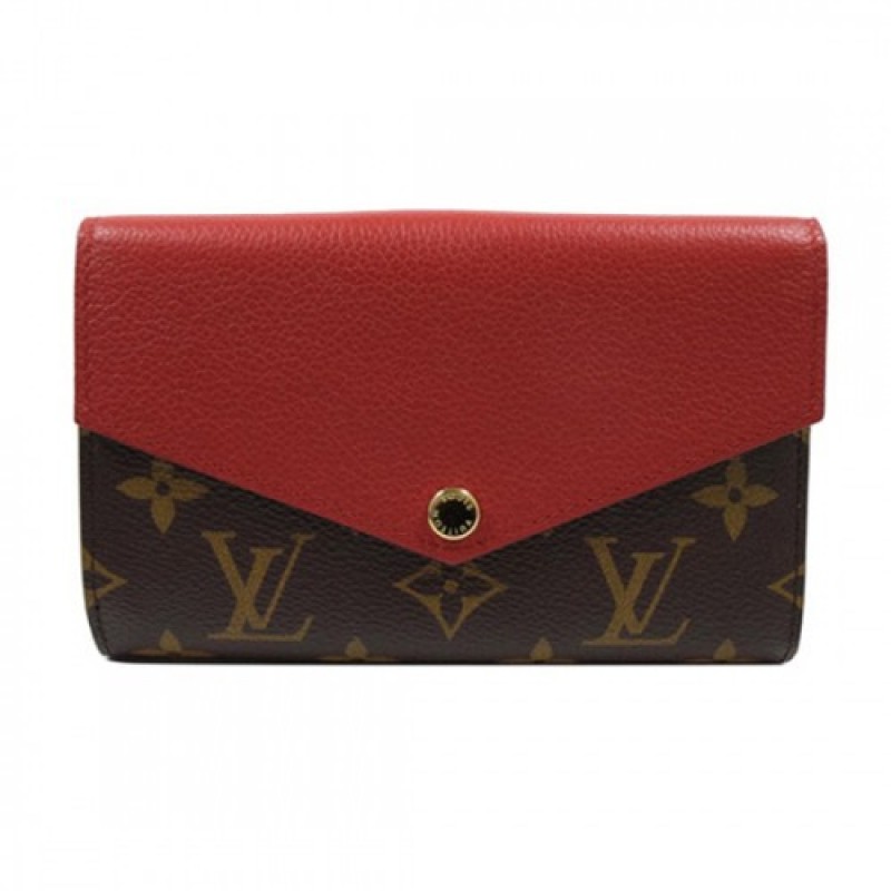 Louis Vuitton M60140 Pallas Compact Wallet Monogram Canvas