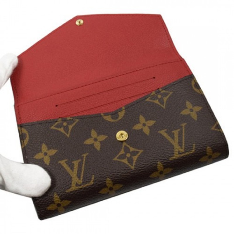 Louis Vuitton M60140 Pallas Compact Wallet Monogram Canvas