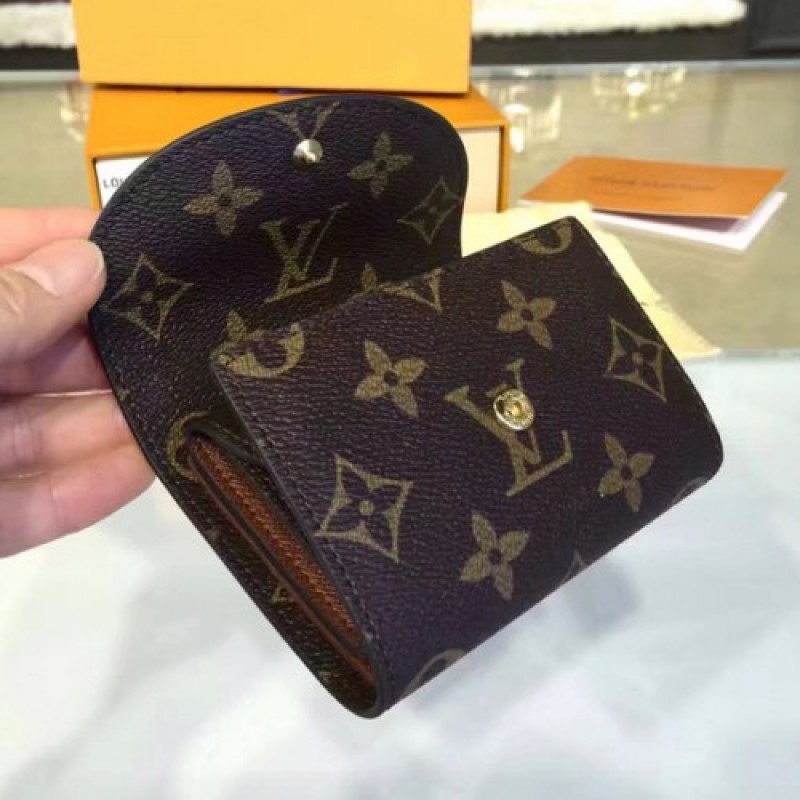 Louis Vuitton M60253 Helene Wallet Monogram Canvas