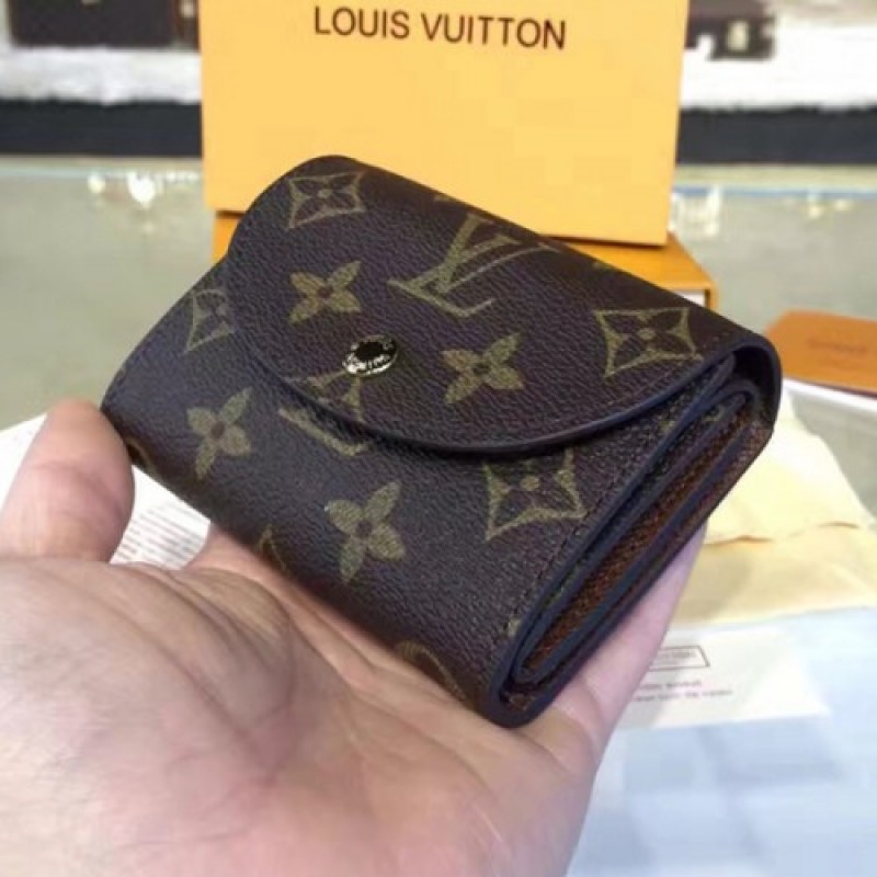 Louis Vuitton M60253 Helene Wallet Monogram Canvas