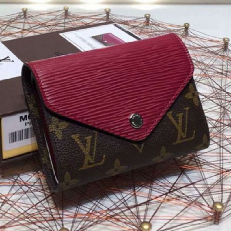 Louis Vuitton M60494 Marie Lou Compact Wallet Monogram Canvas