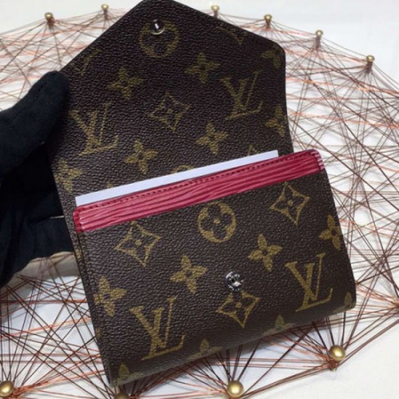 Louis Vuitton M60494 Marie Lou Compact Wallet Monogram Canvas