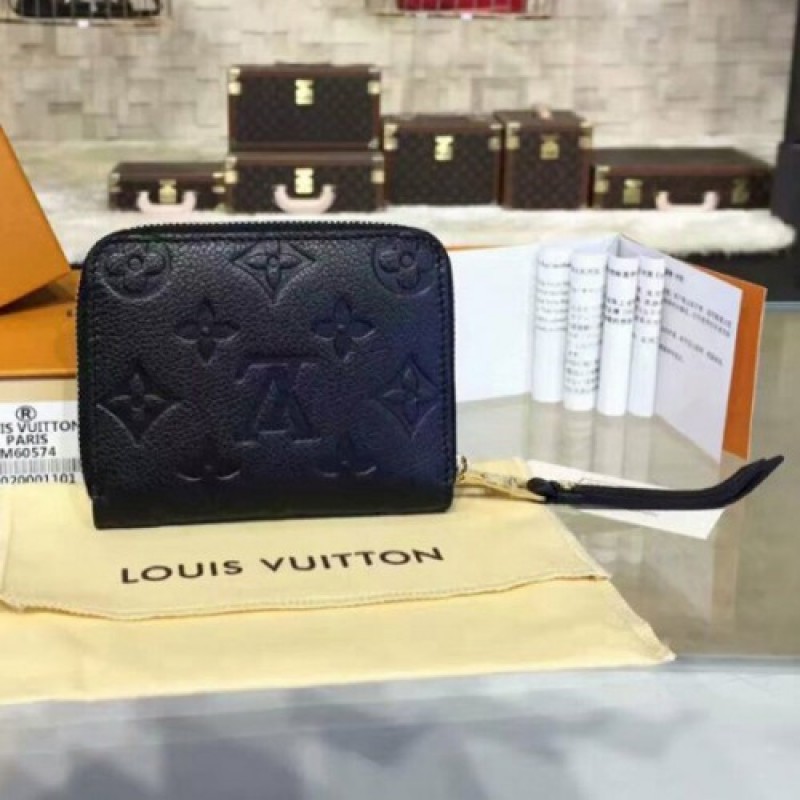 Louis Vuitton M60574 Zippy Coin Purse Monogram Empreinte Leather