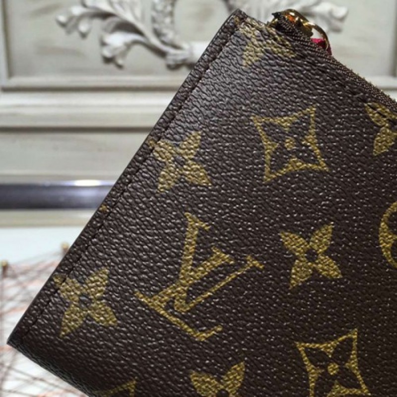 Louis Vuitton M61269 Adele Wallet Monogram Canvas