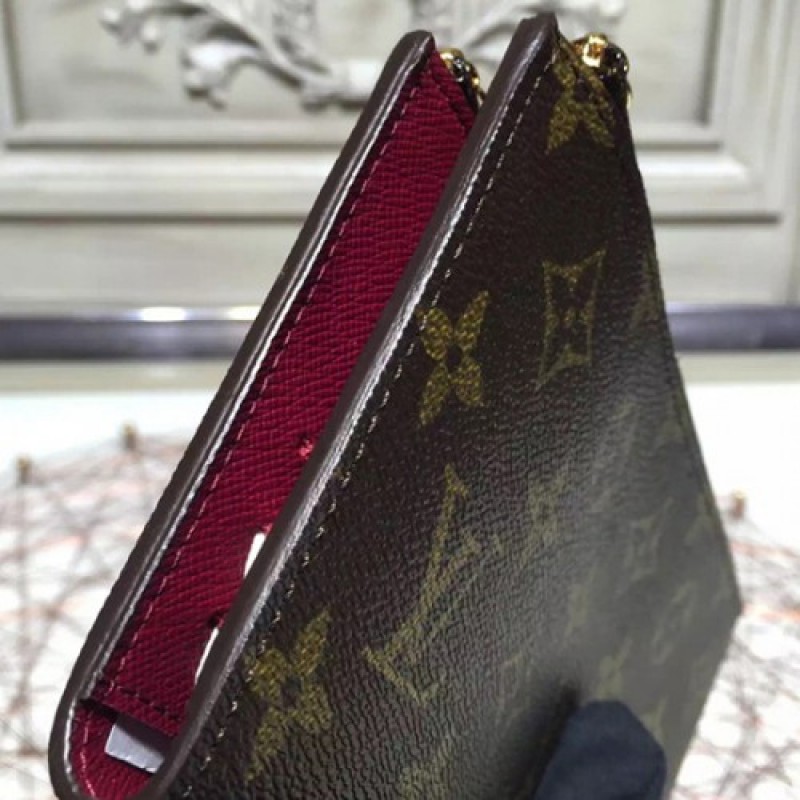 Louis Vuitton M61269 Adele Wallet Monogram Canvas