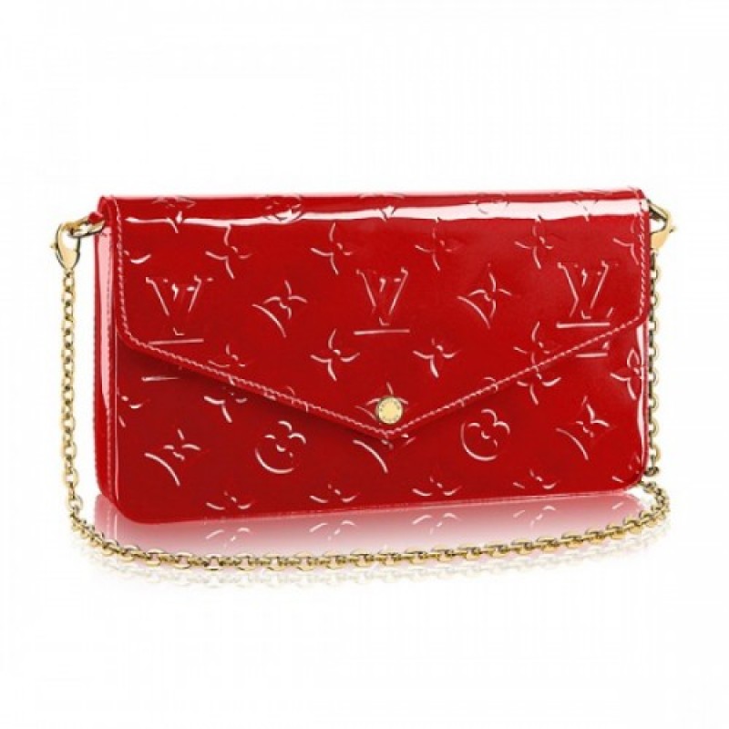 Louis Vuitton M61293 Pochette Felicie Chain Wallet...