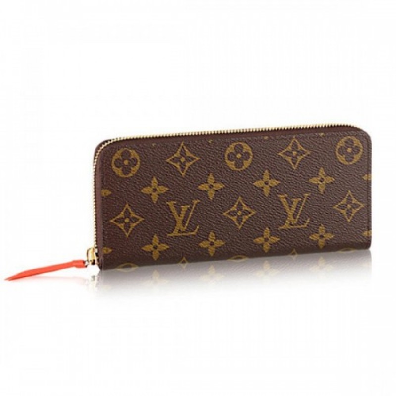 Louis Vuitton M61536 Clemence Wallet Monogram Canv...