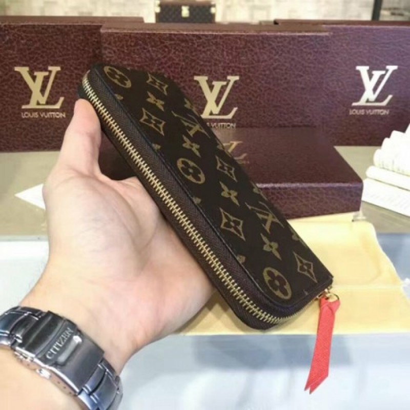 Louis Vuitton M61536 Clemence Wallet Monogram Canvas