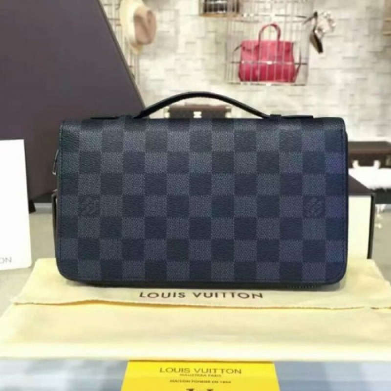 Louis Vuitton N41503 Zippy XL Wallet Damier Gaphite Canvas