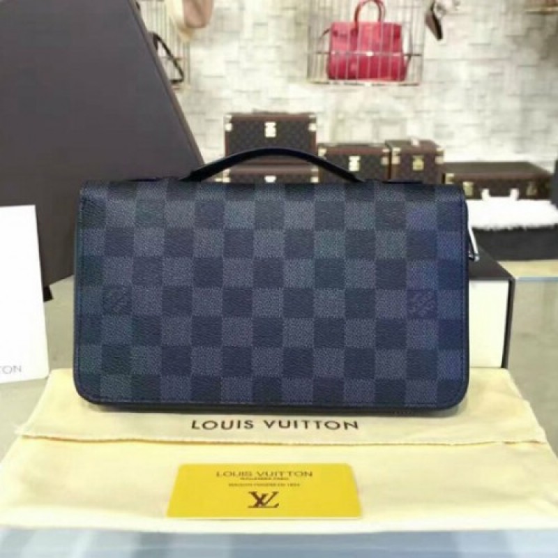Louis Vuitton N41503 Zippy XL Wallet Damier Gaphite Canvas