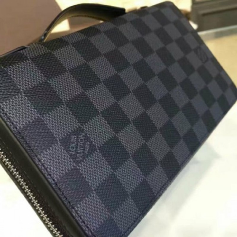 Louis Vuitton N41503 Zippy XL Wallet Damier Gaphite Canvas