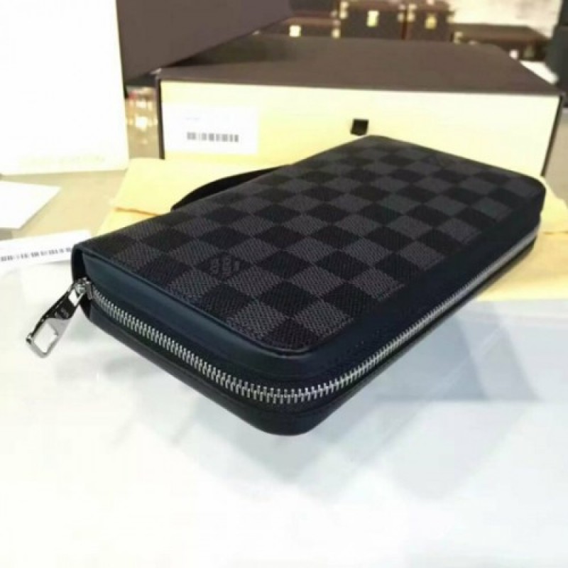 Louis Vuitton N41503 Zippy XL Wallet Damier Gaphite Canvas