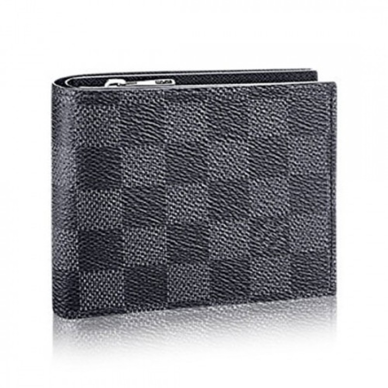 Louis Vuitton N41635 Amerigo Wallet Damier Graphit...