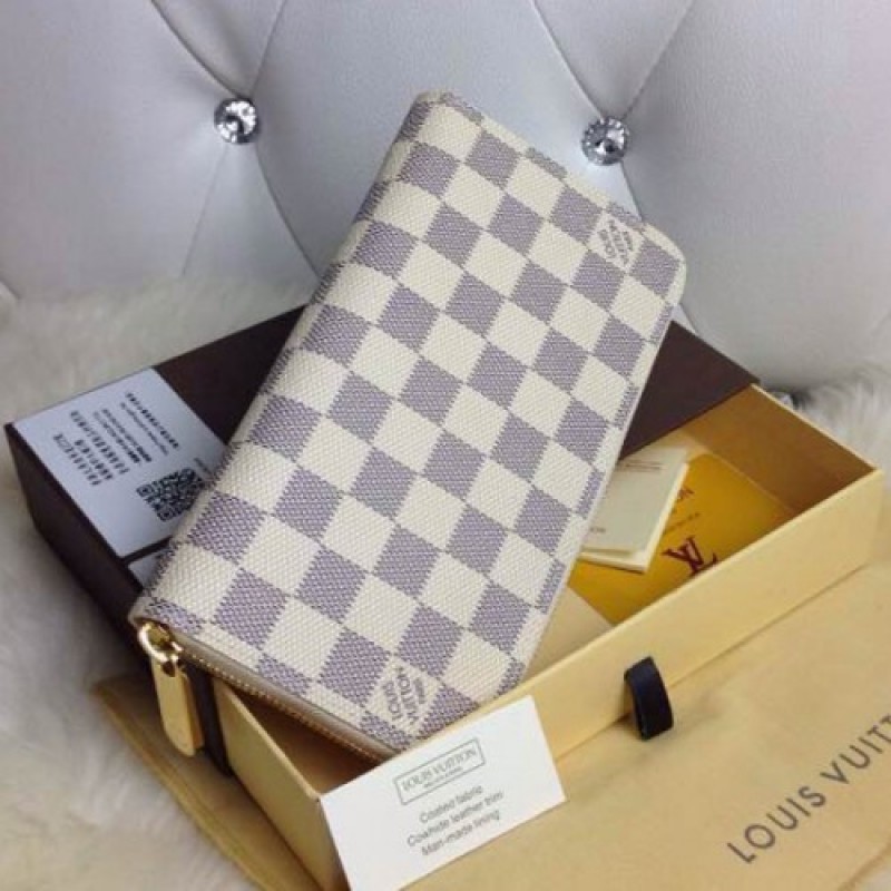 Louis Vuitton N60012 Zippy Organiser Damier Azur Canvas