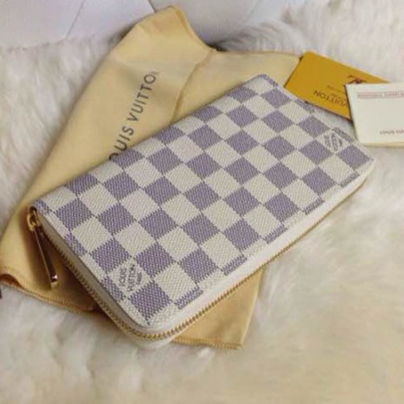 Louis Vuitton N60012 Zippy Organiser Damier Azur Canvas