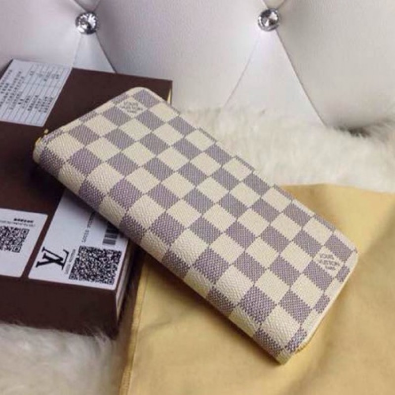 Louis Vuitton N60012 Zippy Organiser Damier Azur Canvas