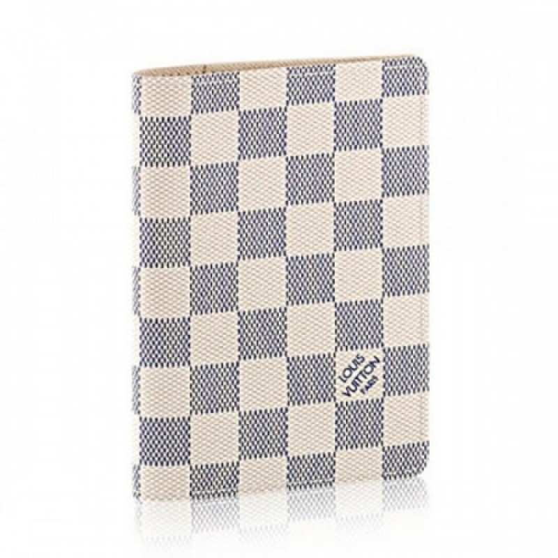 Louis Vuitton N60032 Passport Cover Damier Azur Ca...