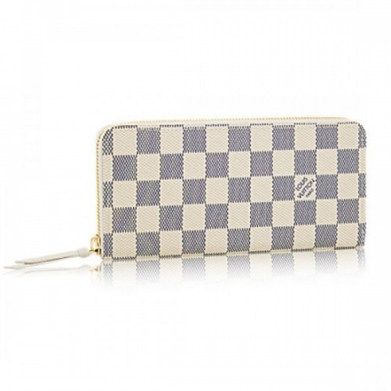 Louis Vuitton N61210 Clemence Wallet Damier Azur C...