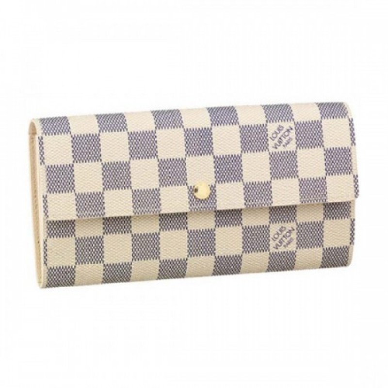 Louis Vuitton N61735 Sarah Wallet Damier Azur Canvas