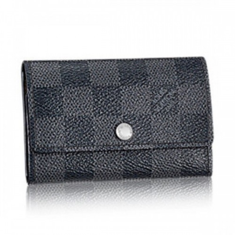 Louis Vuitton N62662 6 Key Holder Damier Graphite ...