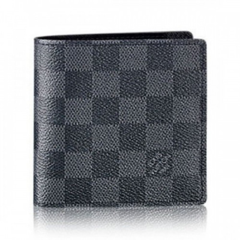 Louis Vuitton N62664 Marco Wallet Damier Graphite ...