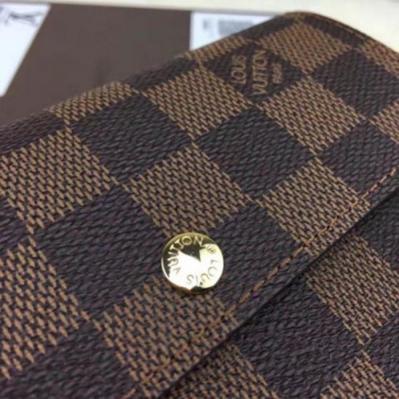 Louis Vuitton N63067 Alexandra Wallet Damier Ebene Canvas