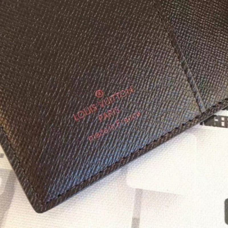 Louis Vuitton R20700 Small Ring Agenda Cover Damier Ebene Canvas