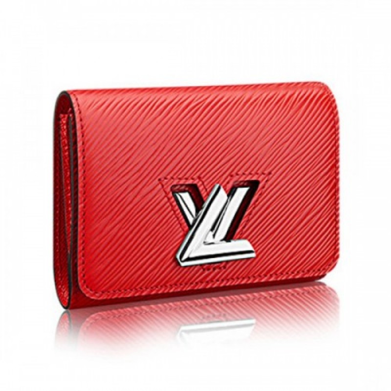 Louis Vuitton Twist Compact Wallet M64413 Epi Leat...