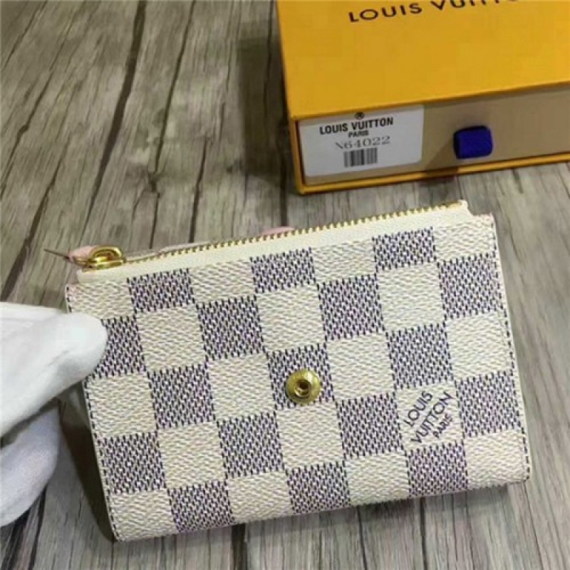 Louis Vuitton Victorine Wallet N64022 Damier Azur Canvas