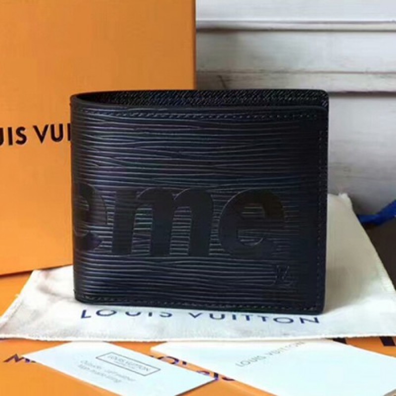 Louis Vuitton x Supreme Slender Wallet M67718 Epi Leather