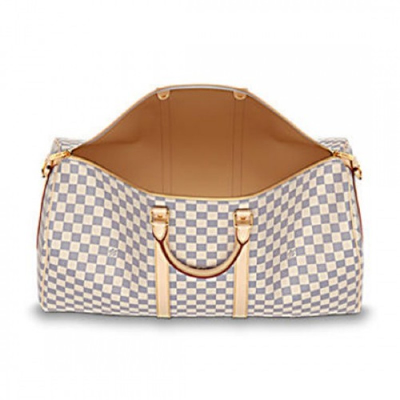 Louisvuitton KEEPALL BANDOULIÈRE 55 N41429 Damier Azur Canvas