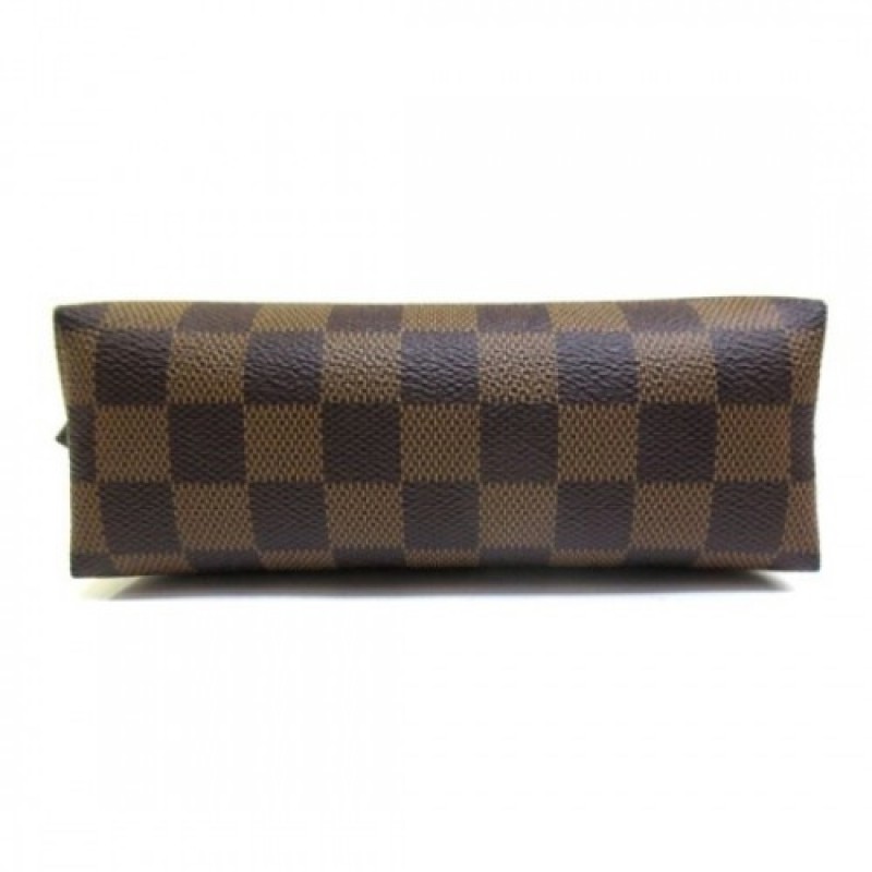 Louis Vuitton Cosmetic Pouch PM Bag Damier Ebene Canvas N47516