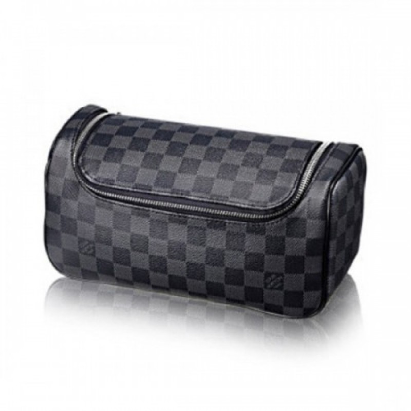 Louis Vuitton TOILETRY POUCH N47625 Black