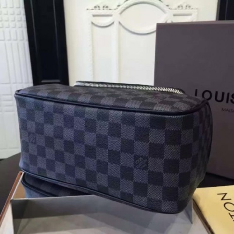 Louis Vuitton TOILETRY POUCH N47625 Black