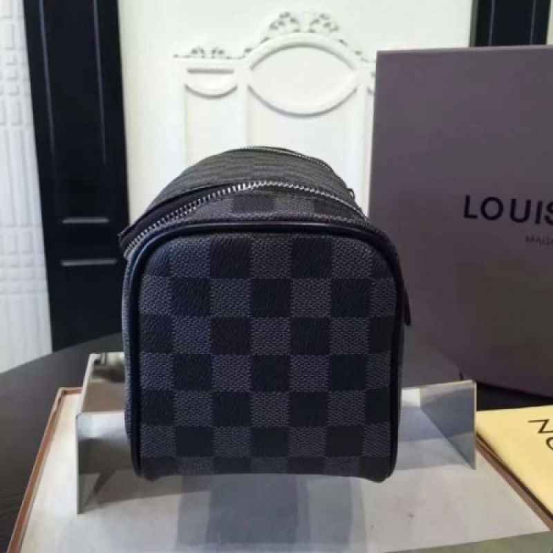 Louis Vuitton TOILETRY POUCH N47625 Black