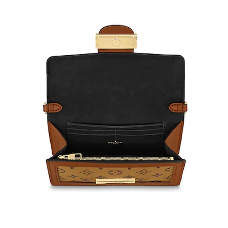 Louis Vuitton LV Lock Dauphine Bumbag Belt Bag M44586 Monogram Reverse Canvas Collection