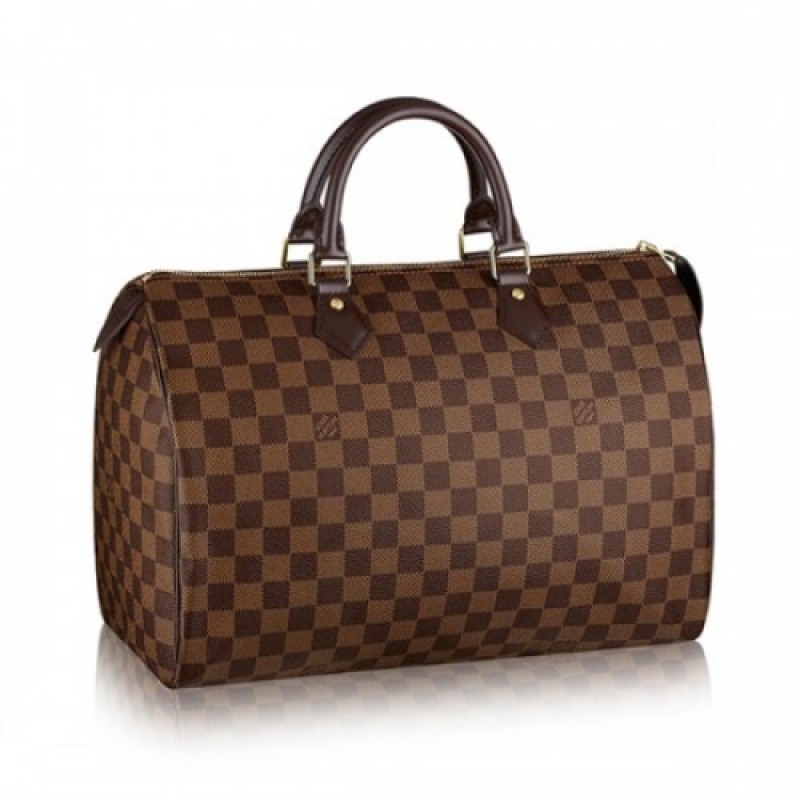 Louis Vuitton N41363 Speedy 35 Tote Bag Damier Ebe...