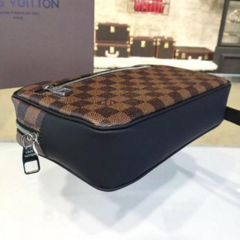 Louis Vuitton N41663 Kasai Clutch Damier Ebene Canvas