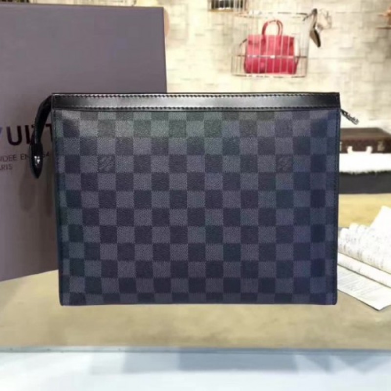 Louis Vuitton N41696 Pochette Voyage MM Damier Graphite Canvas